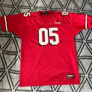 Fubu sports red shirt